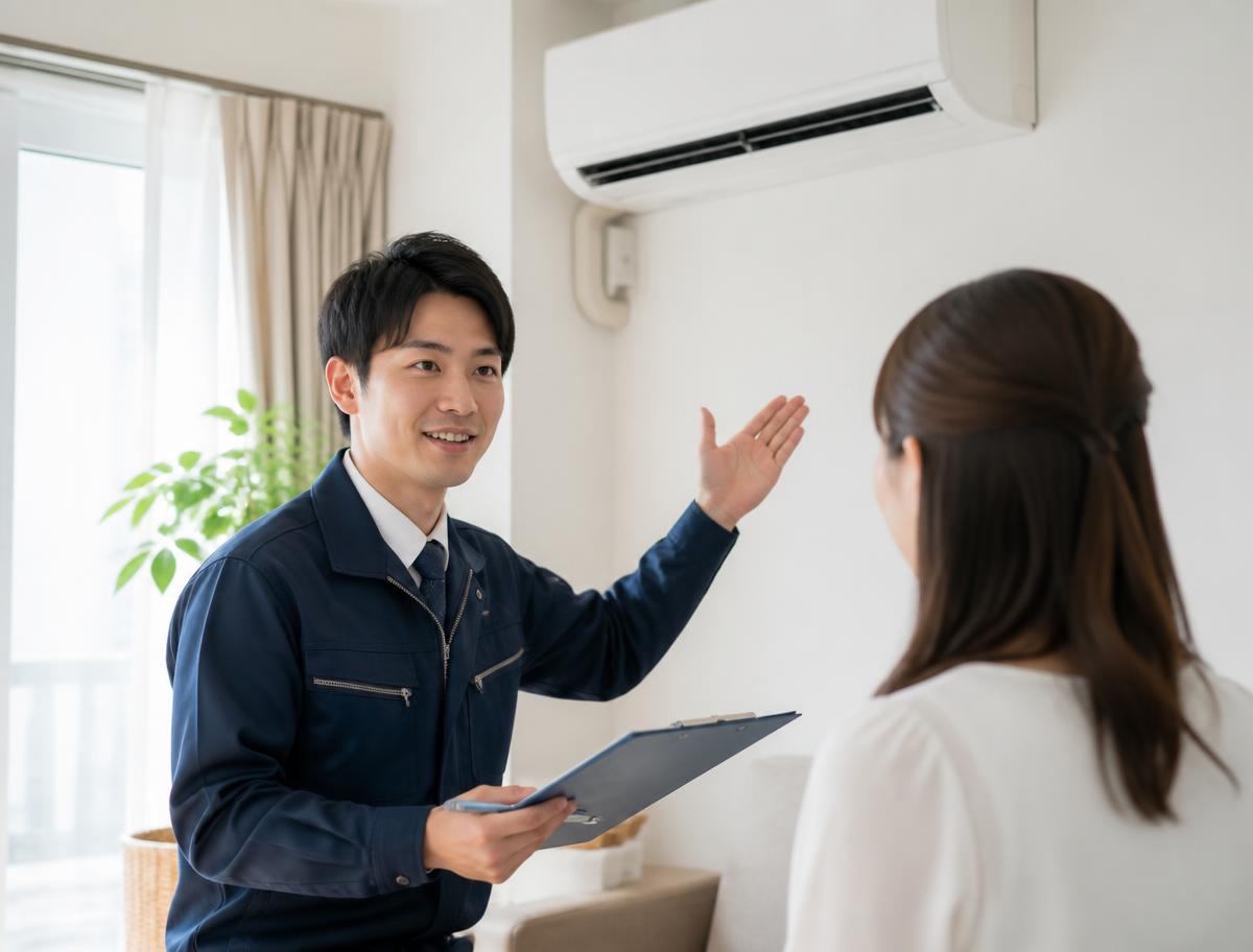 エアコン工事相談のイメージ